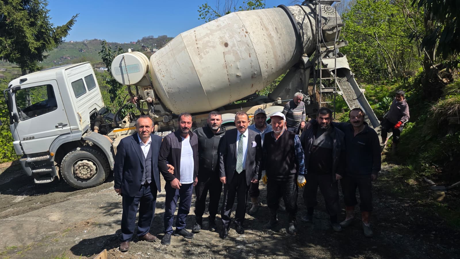 Başkanımız çalışmaları yerinde inceledi 