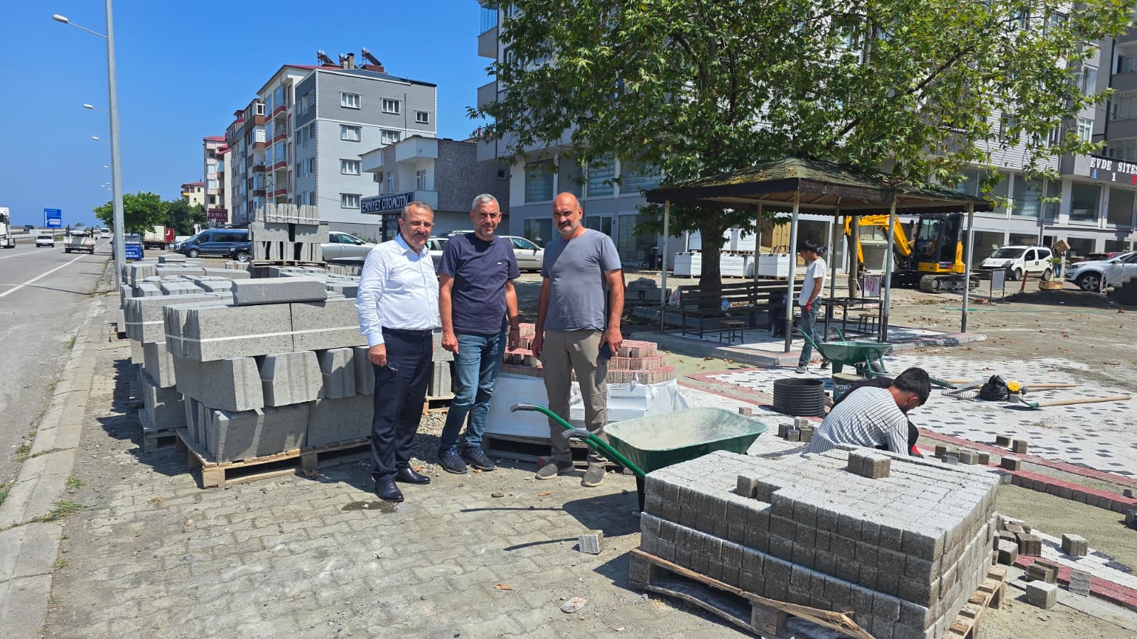 Başkanımız çalışmaları yerinde inceledi 